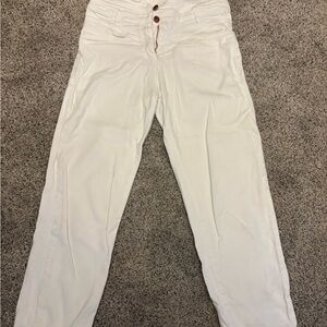 Deluc White Wide Leg Pants